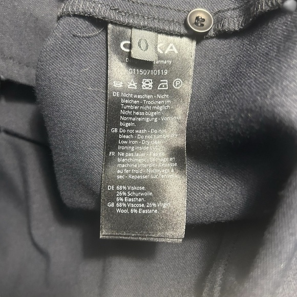 OSKA Black Viscose Button Down Shirt Dress Sz 0 - Picture 13 of 13